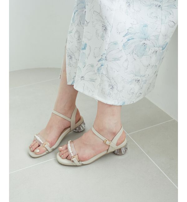 MAJESTICLEGON「クリアパールサンダル」|サンダル|