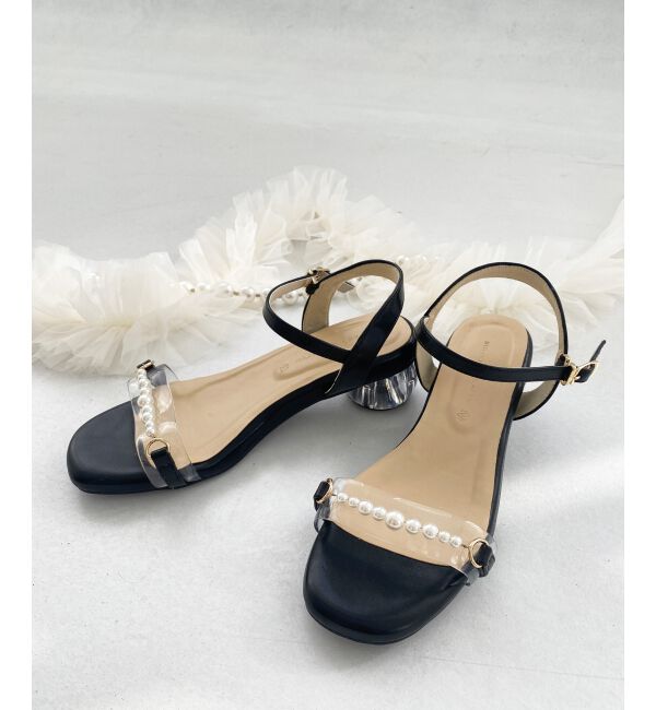 MAJESTICLEGON「クリアパールサンダル」|サンダル|