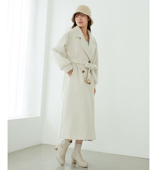 MAJESTICLEGON「バックデザインチェスターコート」|チェスターコート|