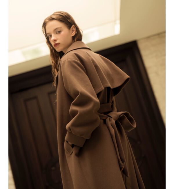 MAJESTICLEGON「バックデザインチェスターコート」|チェスターコート|