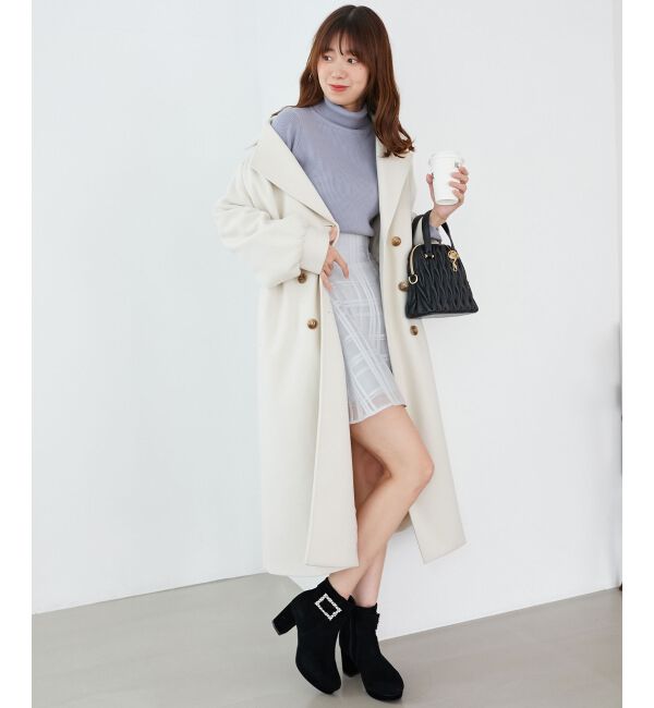 MAJESTICLEGON「バックデザインチェスターコート」|チェスターコート|