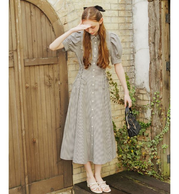 MAJESTICLEGON「チャームセットキルティングバッグ」|ハンドバッグ|