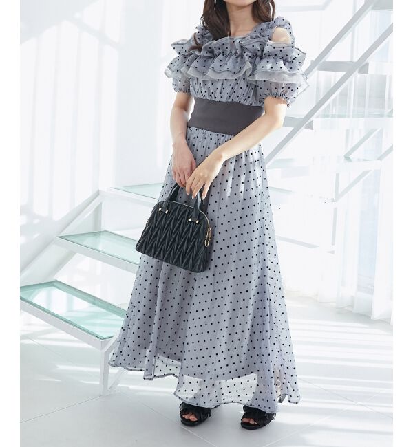 MAJESTICLEGON「チャームセットキルティングバッグ」|ハンドバッグ|