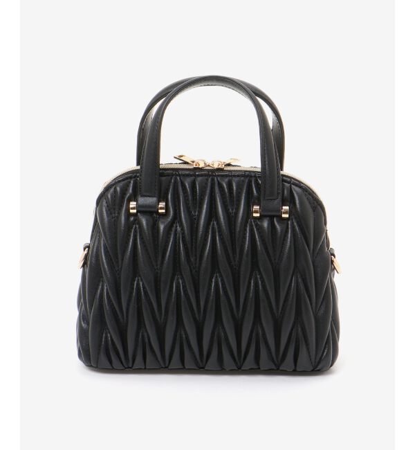 MAJESTICLEGON「チャームセットキルティングバッグ」|ハンドバッグ|