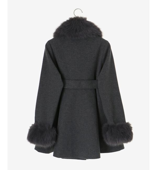 MAJESTICLEGON「2wayフェイクファーカラーフレアコート」|その他|