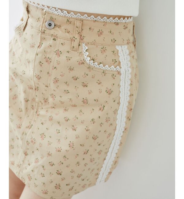 MAJESTICLEGON「レースラインミニスカート」|スカート|