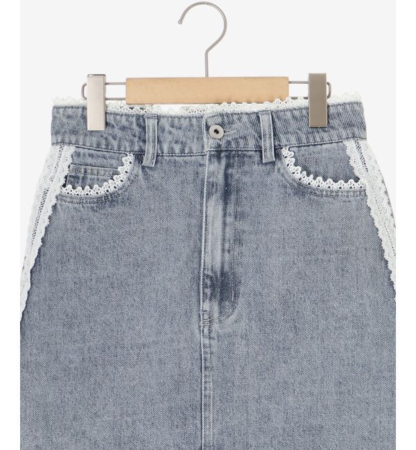 MAJESTICLEGON「レースラインミニスカート」|スカート|