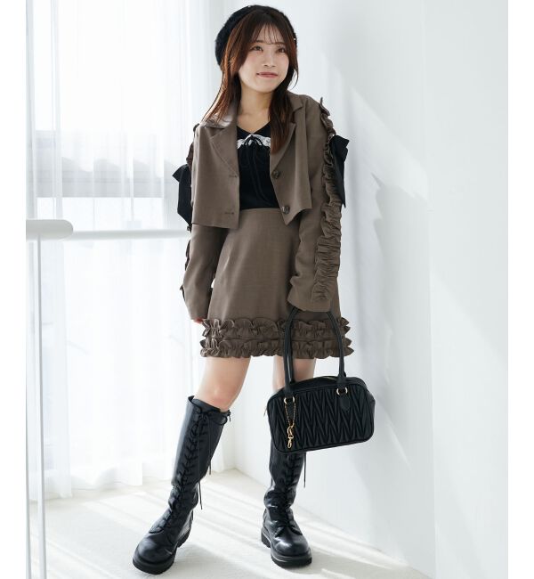 MAJESTICLEGON「ホイップフリルスカパン」|スカート|