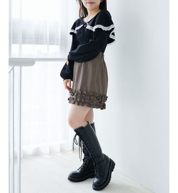 MAJESTICLEGON「ホイップフリルスカパン」|スカート|