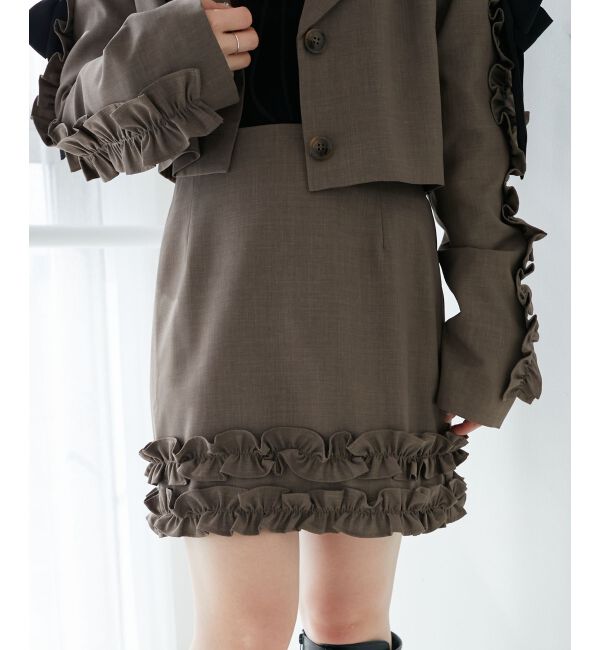 MAJESTICLEGON「ホイップフリルスカパン」|スカート|