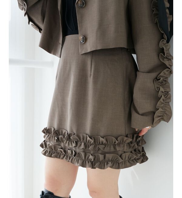 MAJESTICLEGON「ホイップフリルスカパン」|スカート|