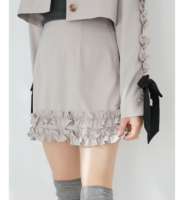 MAJESTICLEGON「ホイップフリルスカパン」|スカート|
