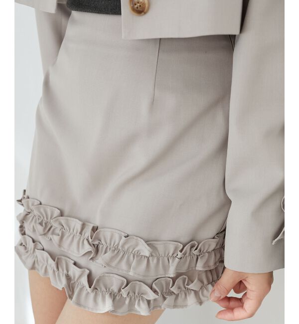 MAJESTICLEGON「ホイップフリルスカパン」|スカート|