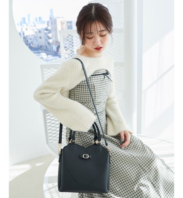 MAJESTICLEGON「ハートリボンショルダーバッグ」|ショルダー・メッセンジャー|