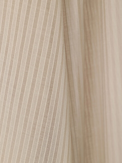 earth music&ecology「前後2wayストライプフリルブラウス」|シャツ・ブラウス|