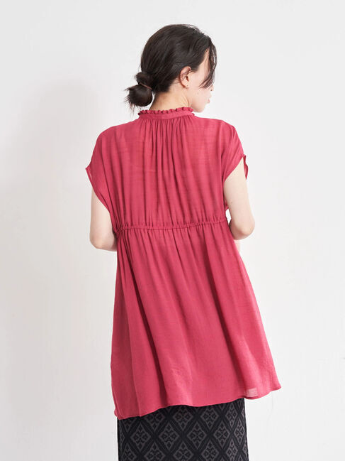 earth music&ecology「フレンチスリーブチュニック」|チュニック|