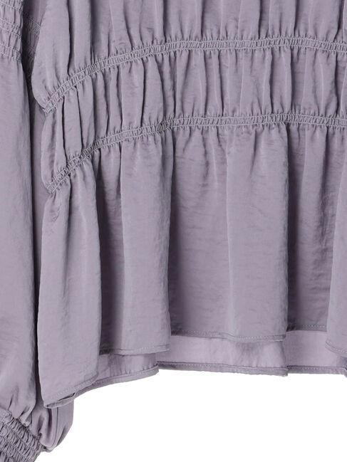 earth music&ecology「オニオンスリーブブラウス」|シャツ・ブラウス|