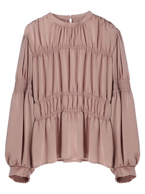 earth music&ecology「オニオンスリーブブラウス」|シャツ・ブラウス|