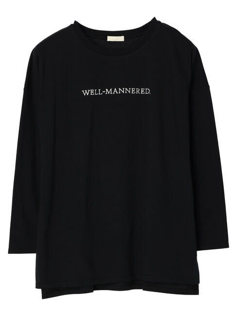 earth music&ecology「刺繍ロゴロンT」|Tシャツ・カットソー|