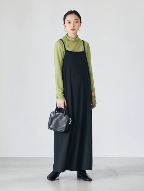 earth music&ecology「バックリボンキャミワンピース」|ワンピース|