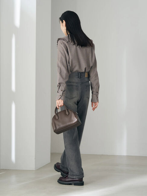 earth music&ecology「BIG衿フリルブラウス」|シャツ・ブラウス|