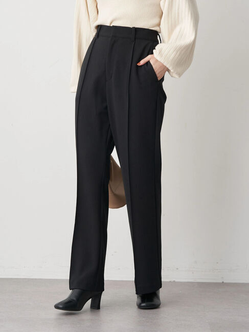 earth music&ecology「センターシームパンツ」|その他|ブラック