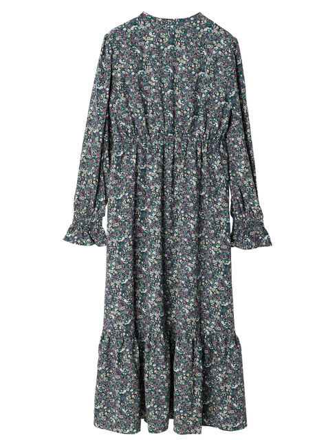 earth music&ecology「フラワーティアードワンピース」|ワンピース|