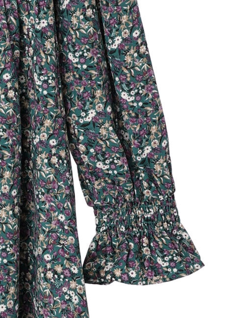 earth music&ecology「フラワーティアードワンピース」|ワンピース|