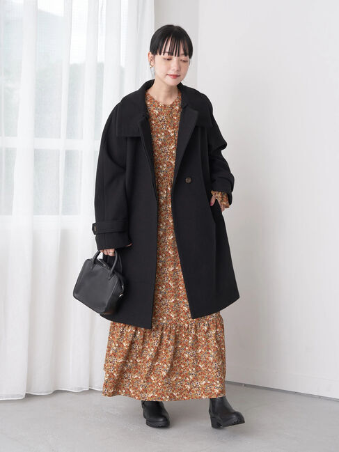 earth music&ecology「フラワーティアードワンピース」|ワンピース|