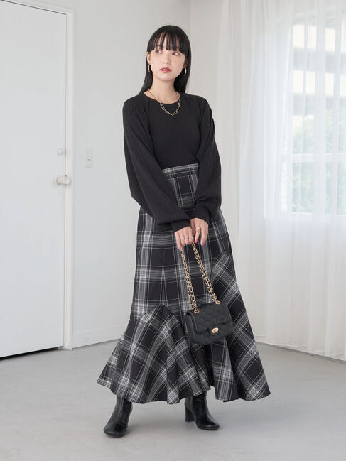 earth music&ecology「ボレロレイヤード風ニットプルオーバー」|ニット・セーター|