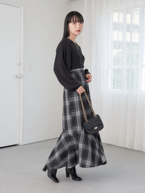 earth music&ecology「ボレロレイヤード風ニットプルオーバー」|ニット・セーター|