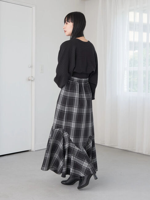 earth music&ecology「ボレロレイヤード風ニットプルオーバー」|ニット・セーター|