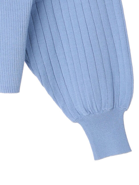 earth music&ecology「ボレロレイヤード風ニットプルオーバー」|ニット・セーター|