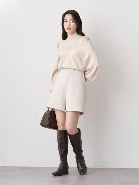 earth music&ecology「レイヤード風ニットプルオーバー」|ニット・セーター|