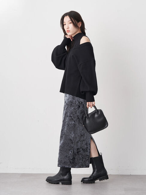 earth music&ecology「レイヤード風ニットプルオーバー」|ニット・セーター|