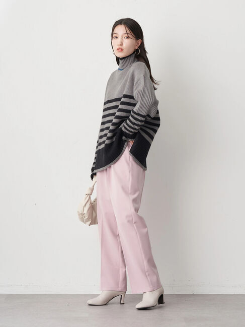 earth music&ecology「ハイウエスト2タックパンツ」|その他|