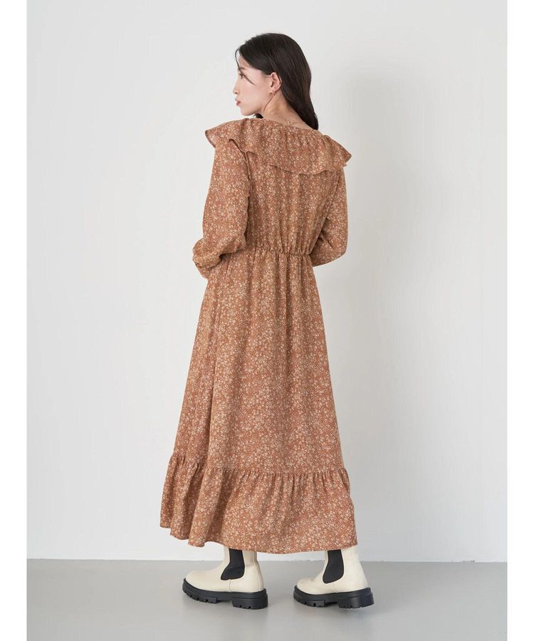earth music&ecology「小花柄ラッフルワンピース」|ワンピース|