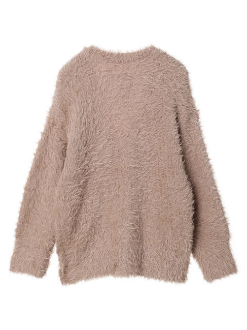 earth music&ecology「フェザーヤーンロングニットカーディガン」|カーディガン|