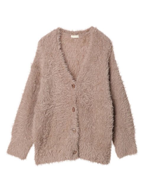 earth music&ecology「フェザーヤーンロングニットカーディガン」|カーディガン|