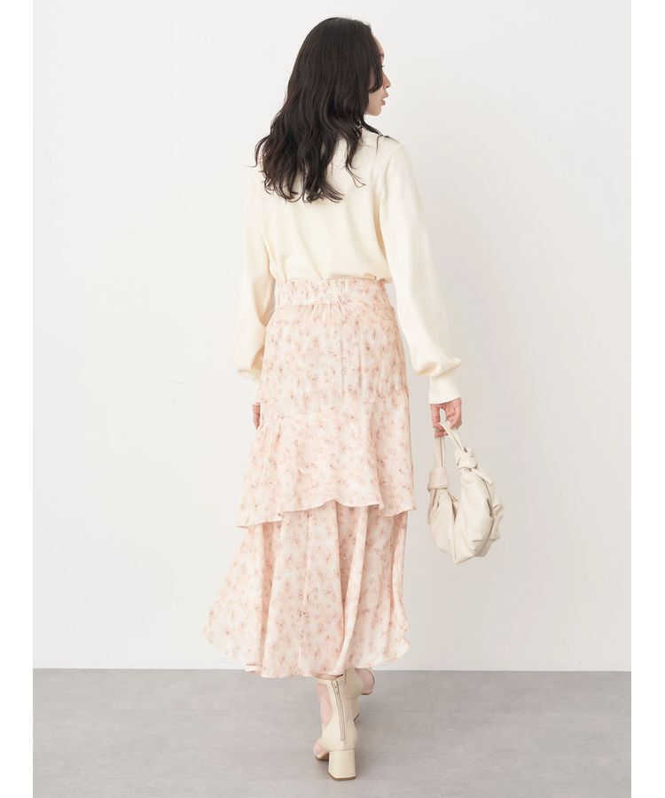 earth music&ecology「花柄フィッシュテールスカート」|スカート|