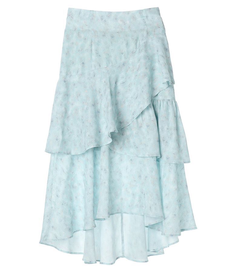 earth music&ecology「花柄フィッシュテールスカート」|スカート|