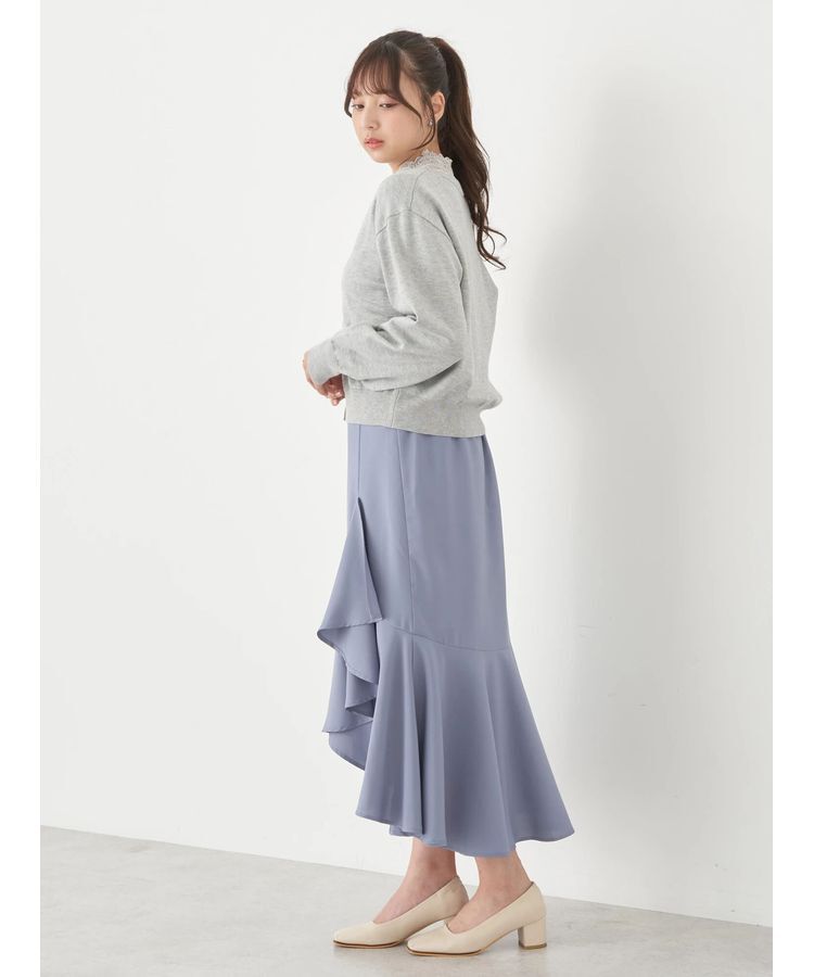 earth music&ecology「アシメラッフルヘムスカート」|スカート|