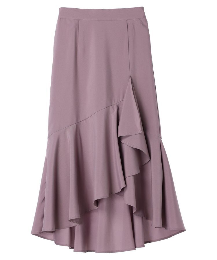 earth music&ecology「アシメラッフルヘムスカート」|スカート|