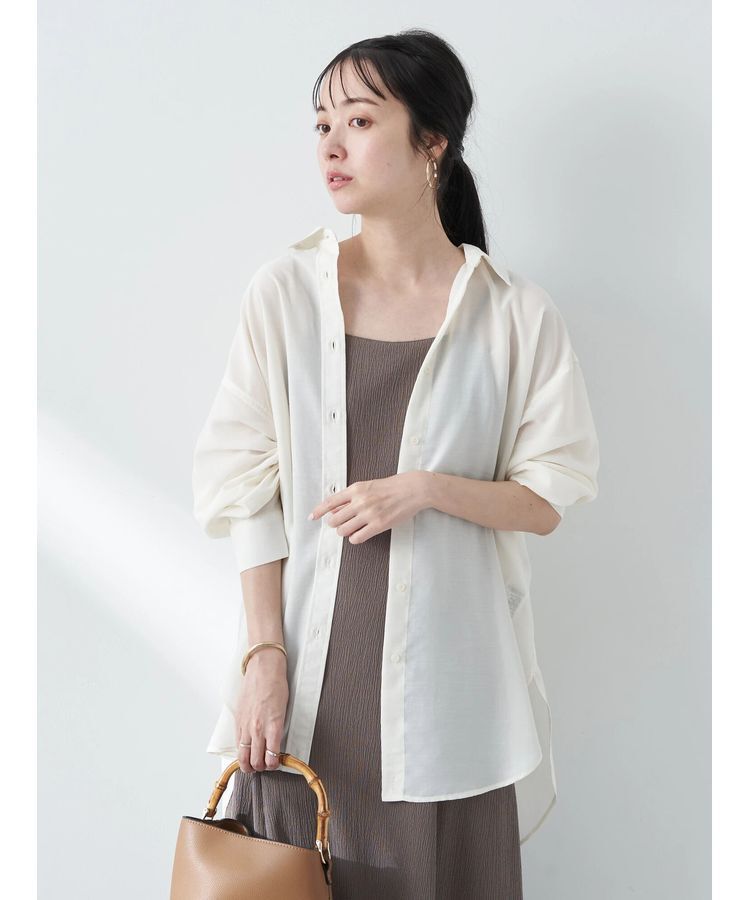 earth music&ecology「シアーシャツ」|シャツ・ブラウス|