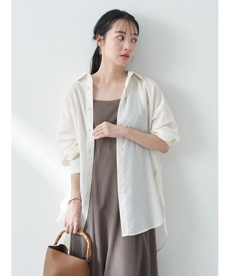 earth music&ecology「シアーシャツ」|シャツ・ブラウス|