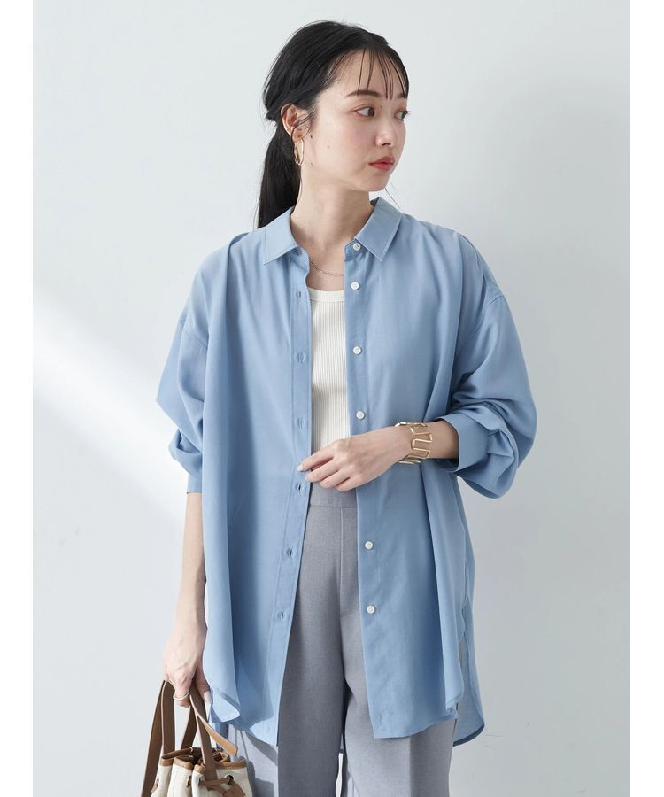 earth music&ecology「シアーシャツ」|シャツ・ブラウス|