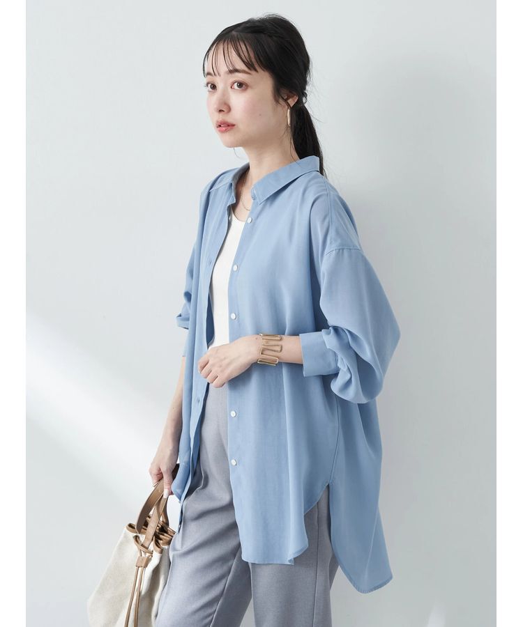 earth music&ecology「シアーシャツ」|シャツ・ブラウス|