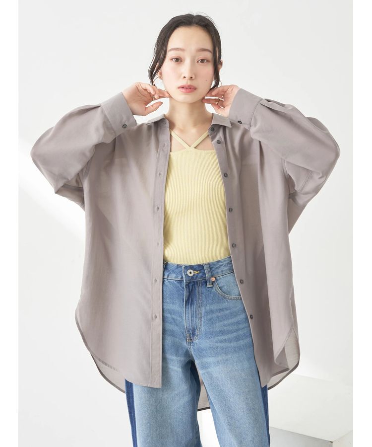 earth music&ecology「シアーシャツ」|シャツ・ブラウス|