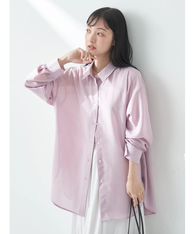 earth music&ecology「シアーシャツ」|シャツ・ブラウス|