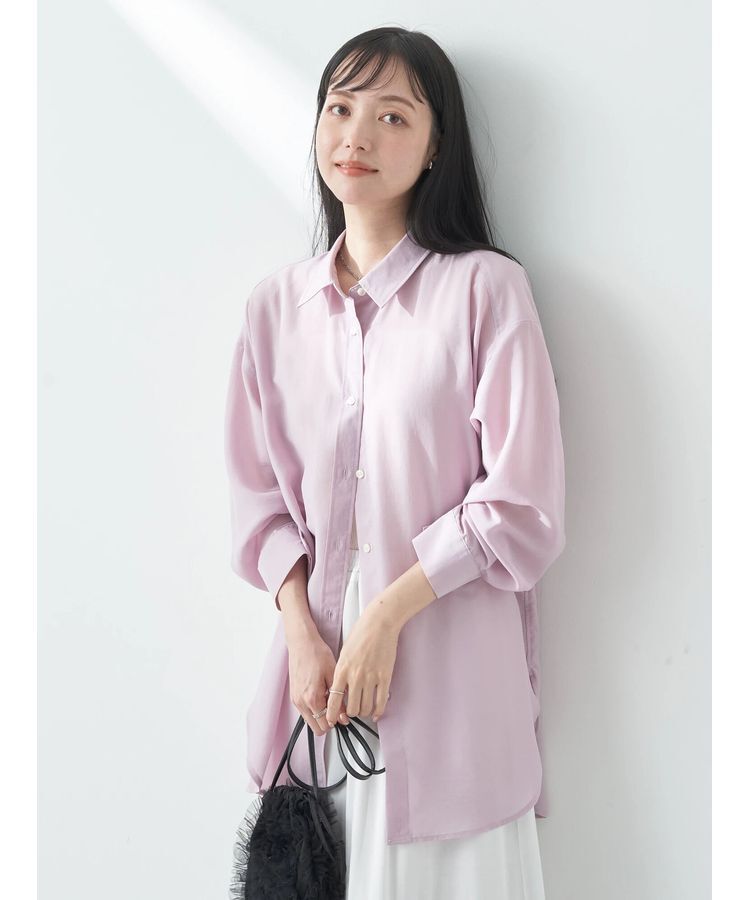 earth music&ecology「シアーシャツ」|シャツ・ブラウス|